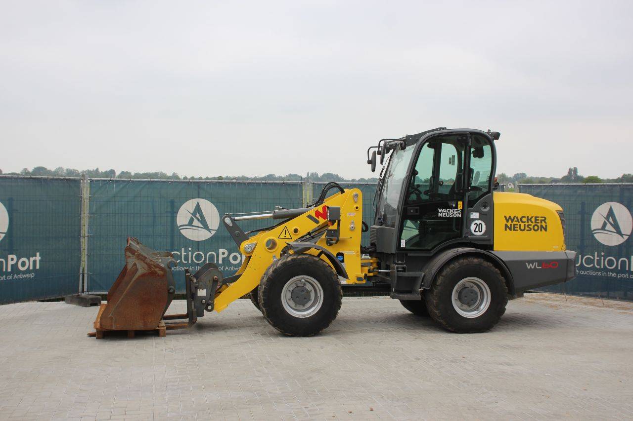 Pá carregadeira de rodas a diesel Wacker Neuson WL60 74kW 2022
