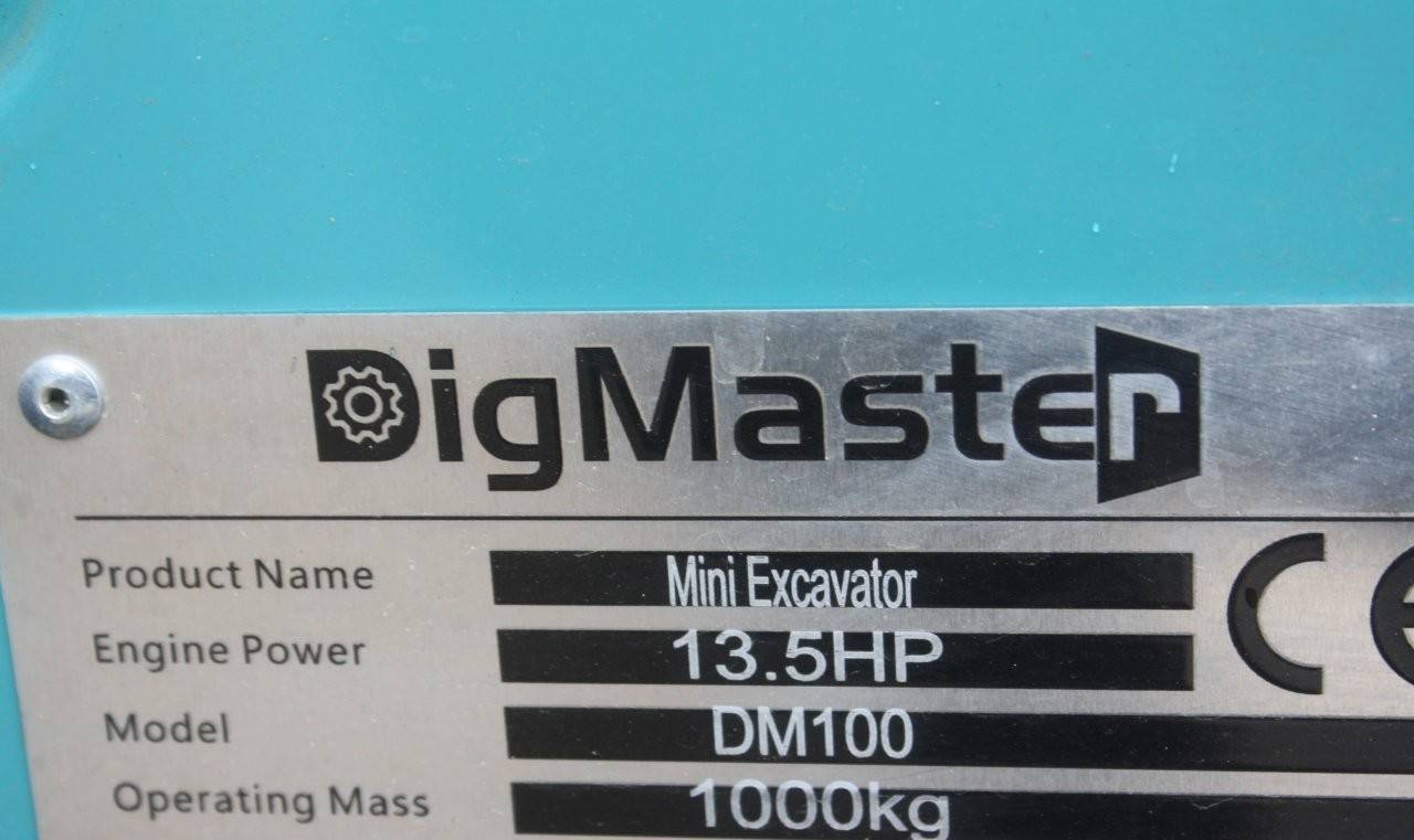 Mini excavator DigMaster DM100 Diesel 13.5hp 2025 Demo | Aucti...