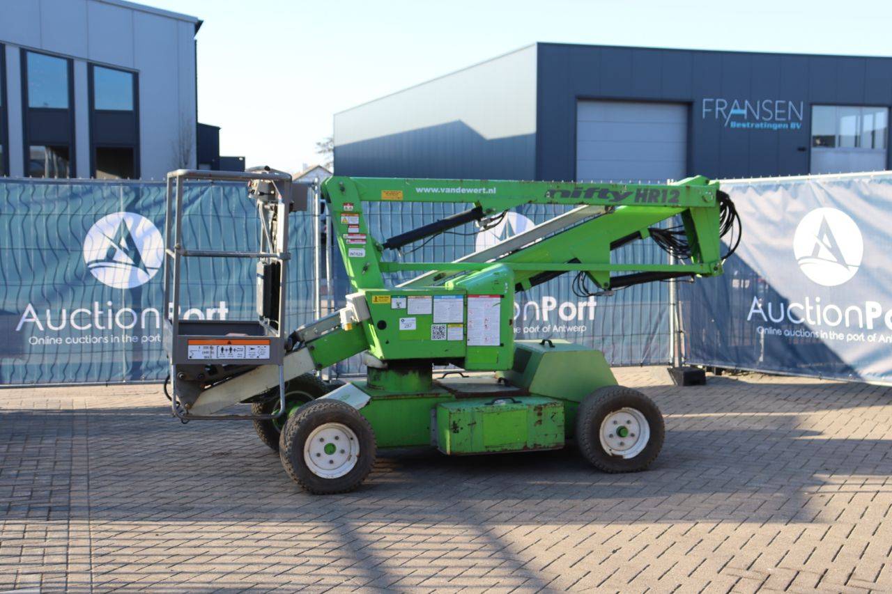 Niftylift HR12NDE Electric + Diesel 12m Articulated Boom Lift 2014