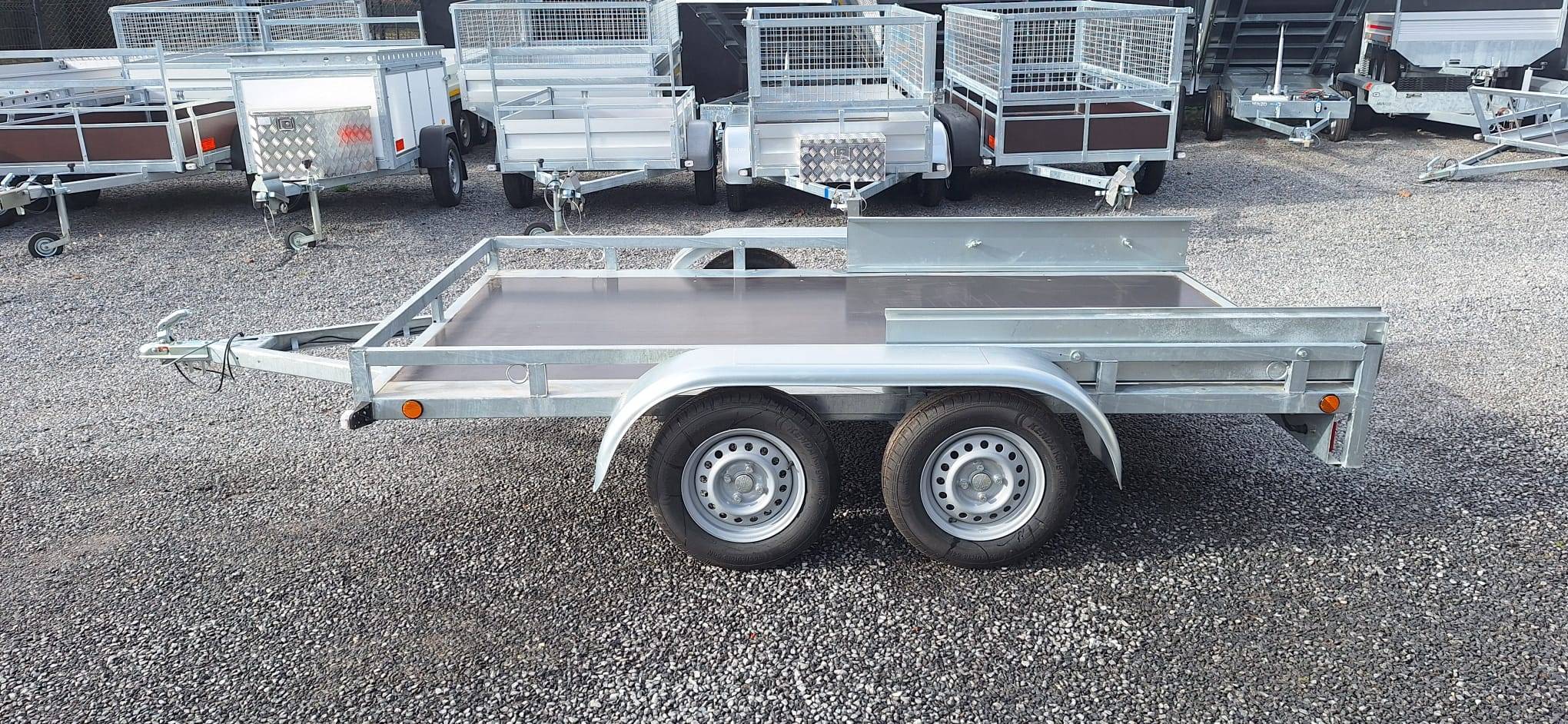 Flatbed Semi-trailer Boge tandem axle flatbed trailer