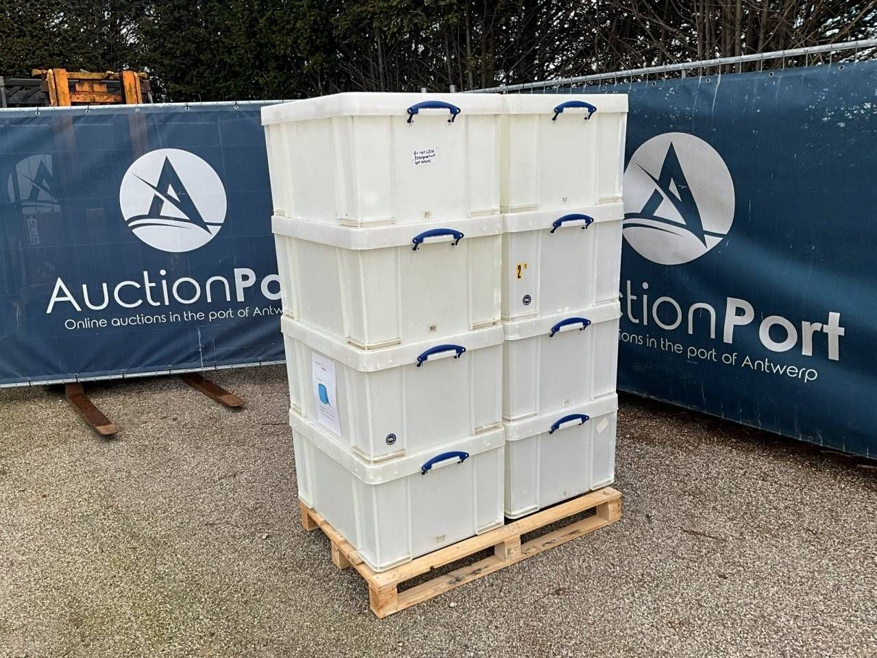 Party transport crate 8x145L with lid