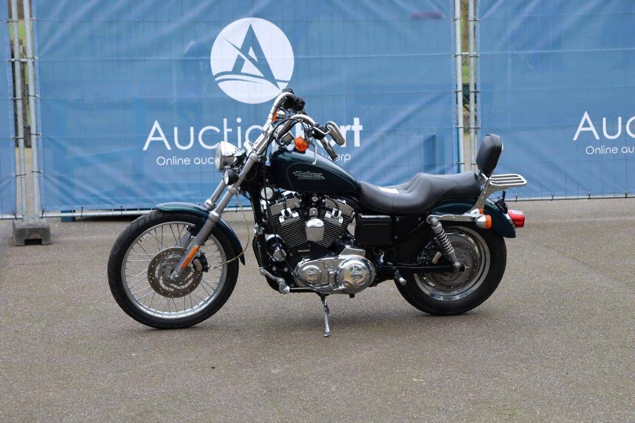 Motorcycle Harley Davidson Sportster XL 1200 Nightster Petrol