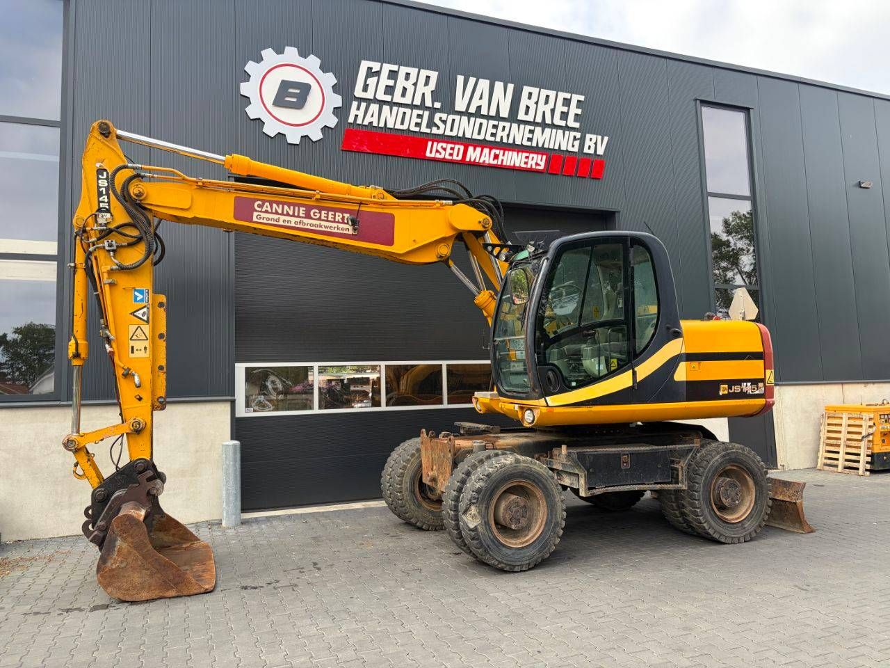 JCB JS145W Diesel Mobile Wheeled Crane 2008