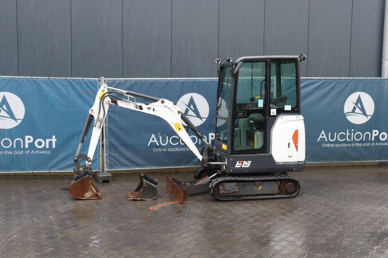 Mini digger Bobcat E19 Diesel 14hp 2020