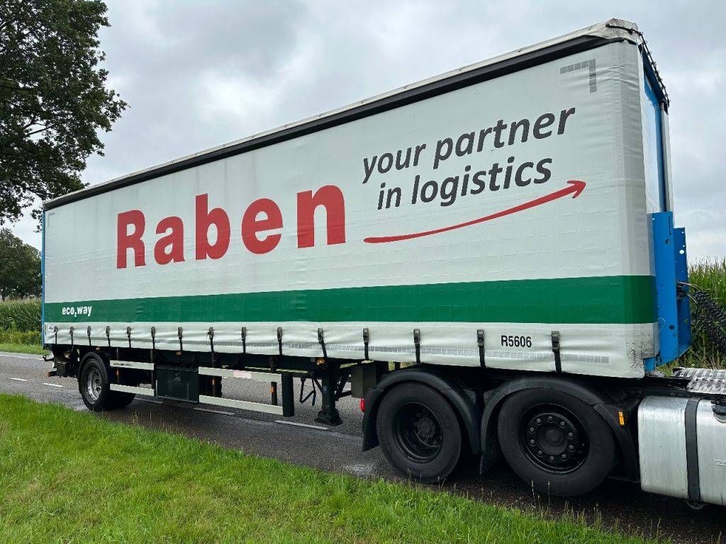 Sliding curtain semi-trailer Groenewegen DRO-10-10B