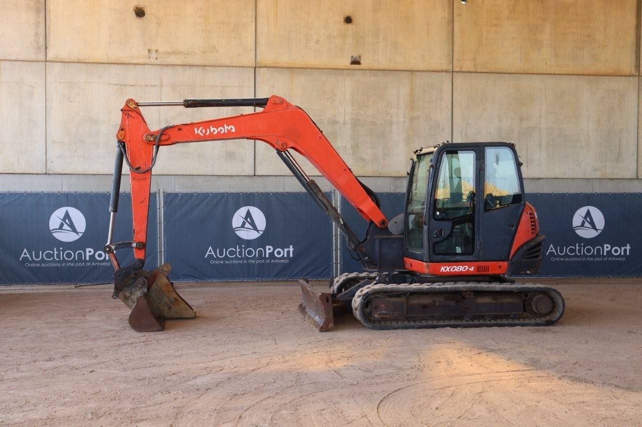 Crawler excavator Kubota KX080-4 Diesel 2014