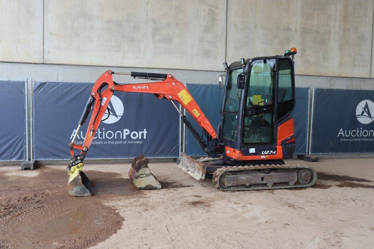 Mini digger Kubota U27-4 Diesel 21hp 2014
