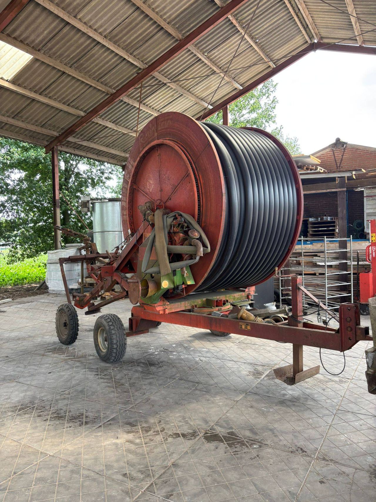 Irrigation reel Rudolf Bauer 85-350 1990