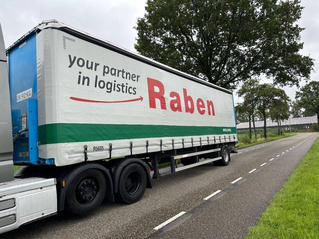 Sliding curtain semi-trailer Groenewegen DRO-10-10B 2008