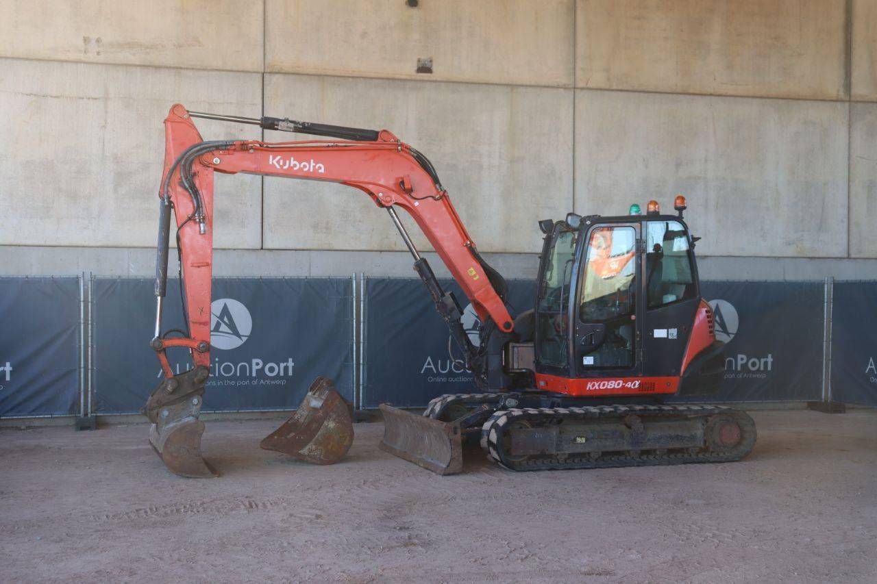 Crawler excavator Kubota KX080-4α Diesel 2017