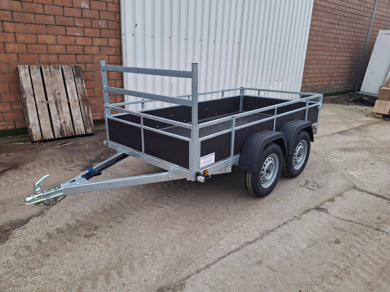 Trailer 2.50x1.25m 750kg New