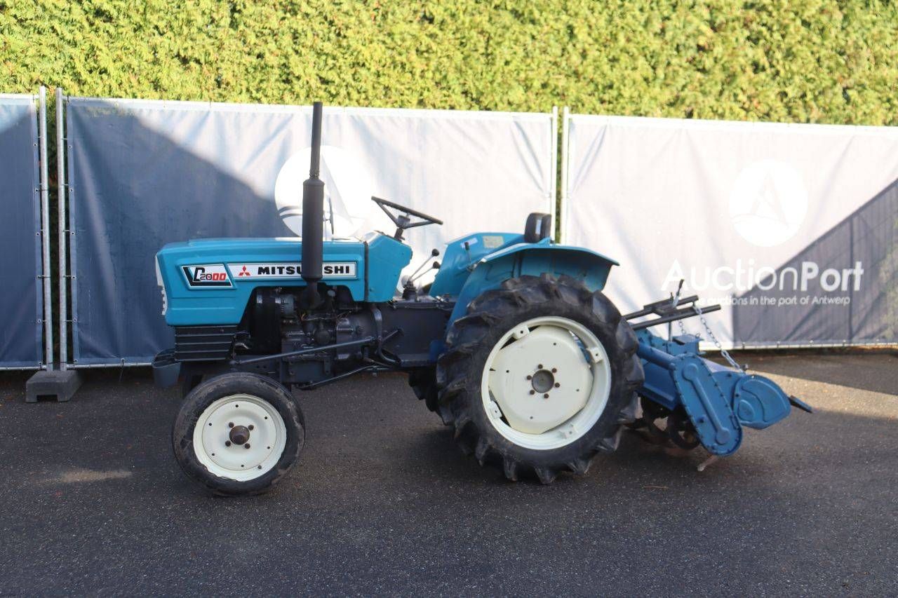Mini trator Mitsubishi D2000 Diesel 20hp com cultivador