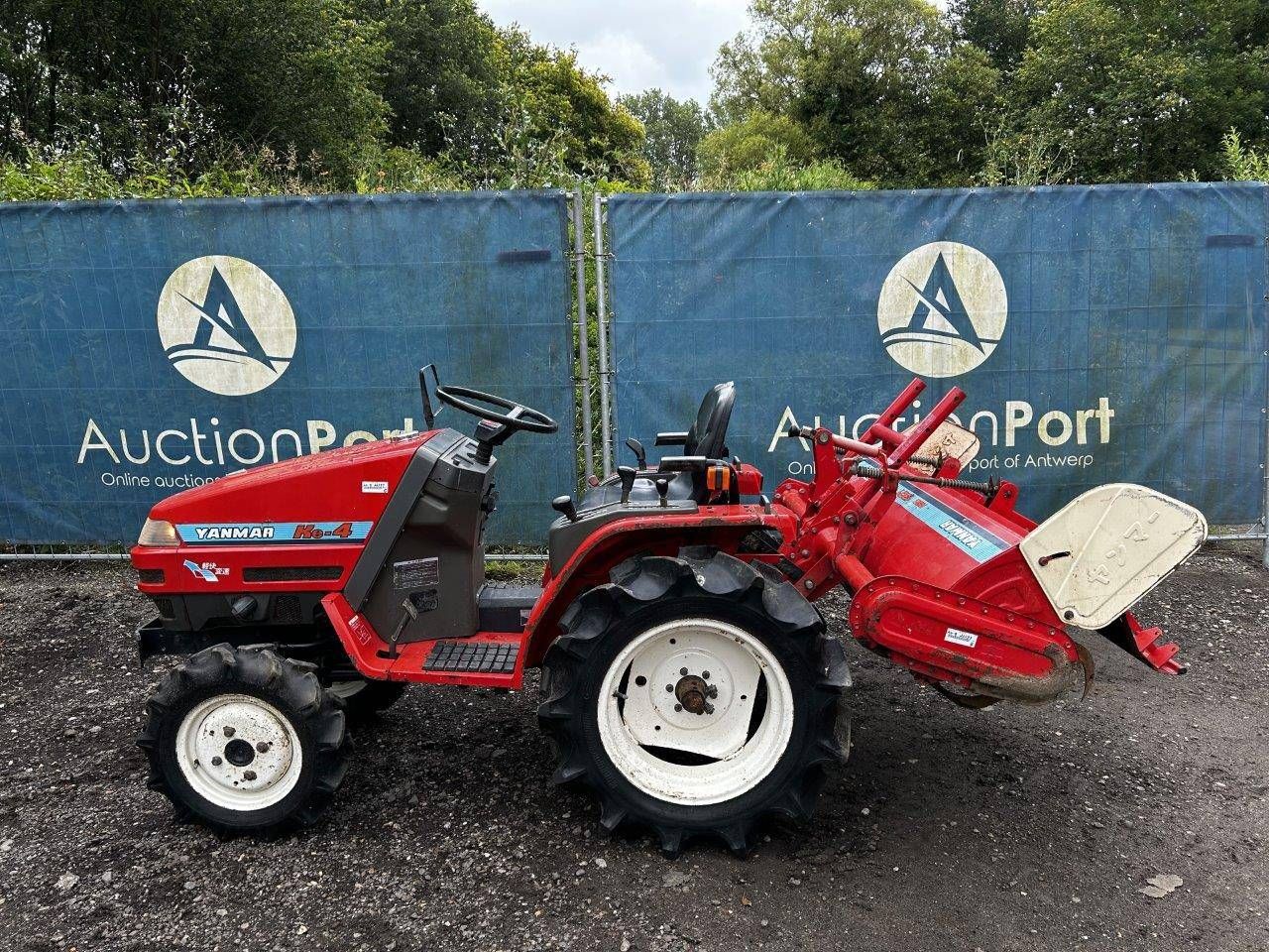 Mini tractor Yanmar Ke-4 Diesel with tiller