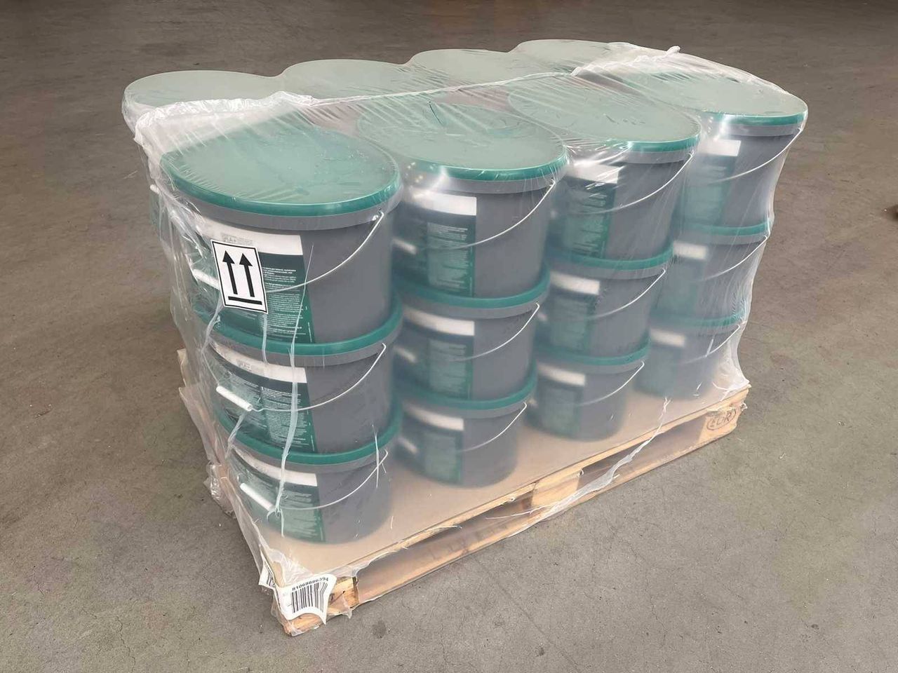 Pot Verf X-Finish Dörken Lucite 12L RAL9003 24 Stuks