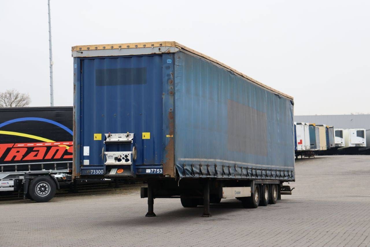 Sliding curtain semi-trailer Krone Auflieger Curtainsider Mega 2014