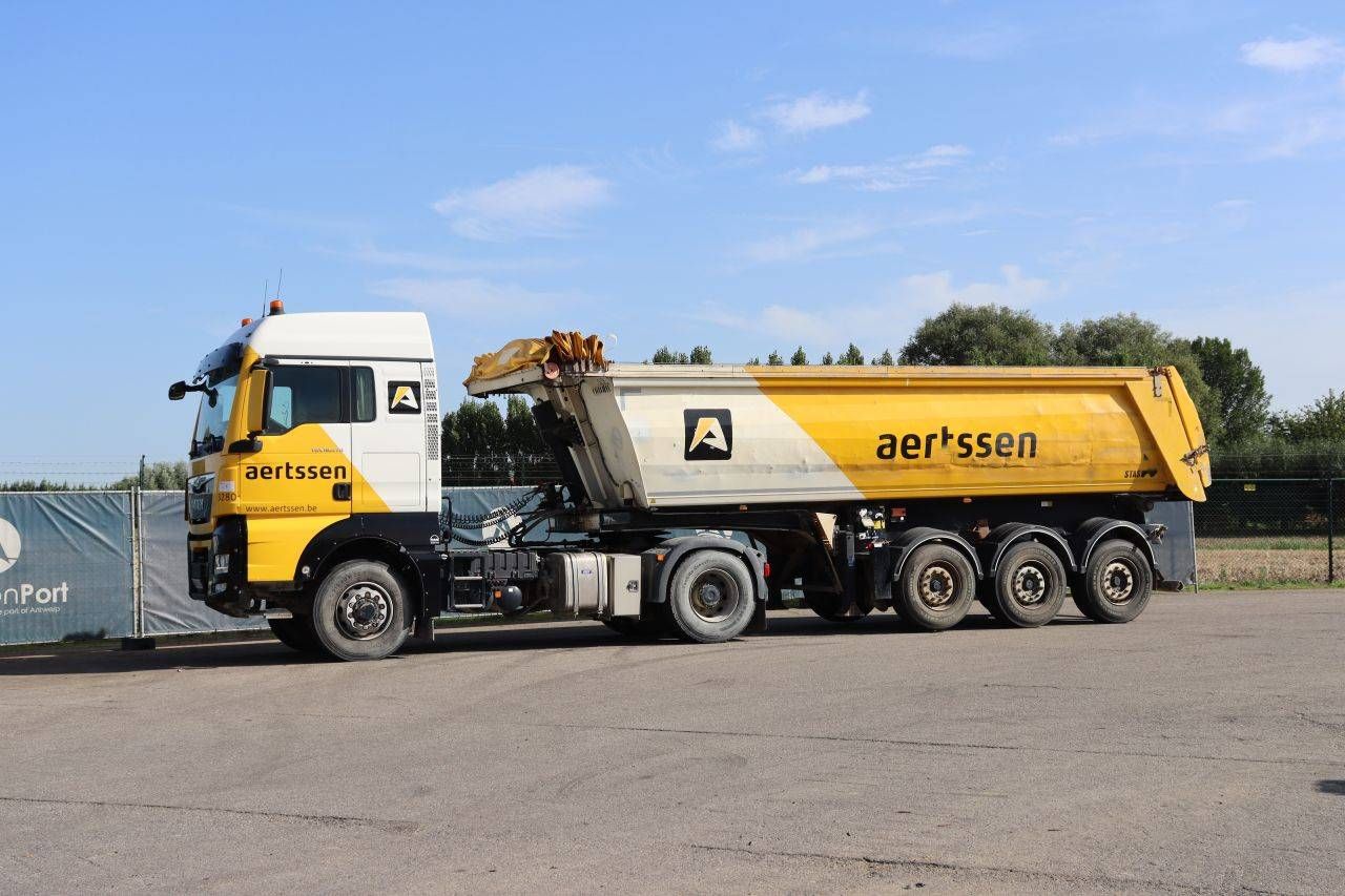 Autocarro ribaltabile diesel MAN TGX18.470 da 470 CV, anno 2019