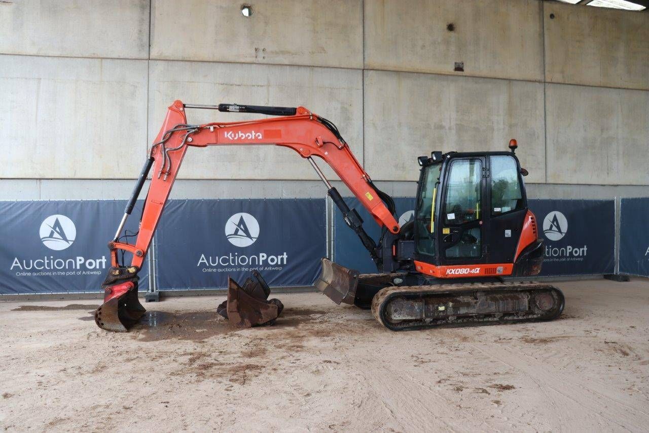 Crawler excavator Kubota KX080-4 Diesel 2016
