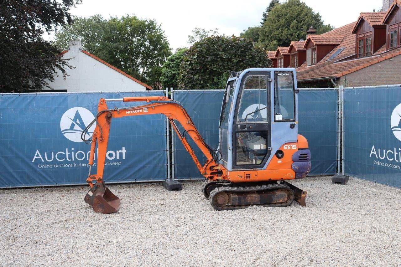 Mini digger Hitachi EX15-2 Diesel 17.5hp 1997 (Margin)