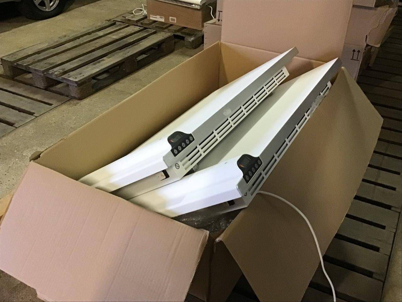 Convector heater 1500W 2 pieces New