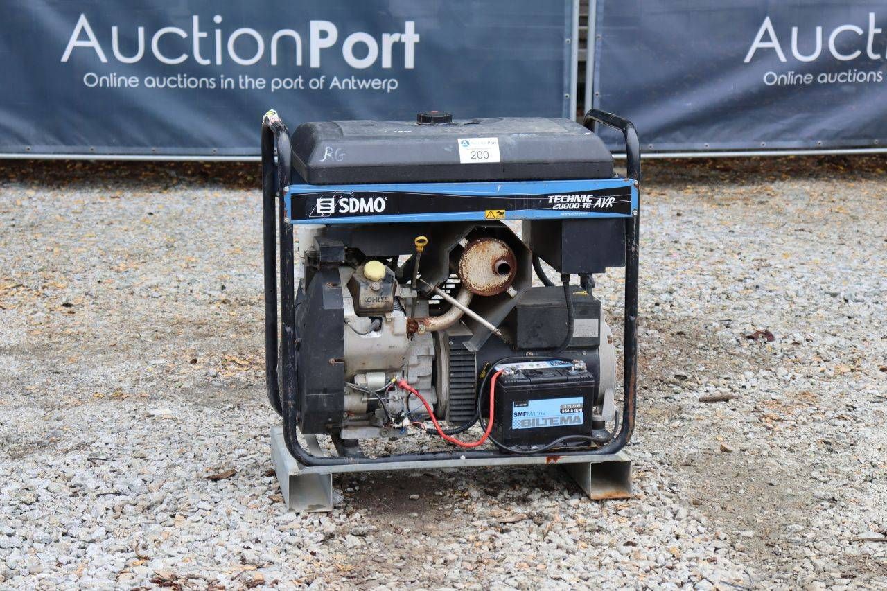 Generator SDM0 TECHNIC 20000 TE AVR Benzine 2014 19kVA