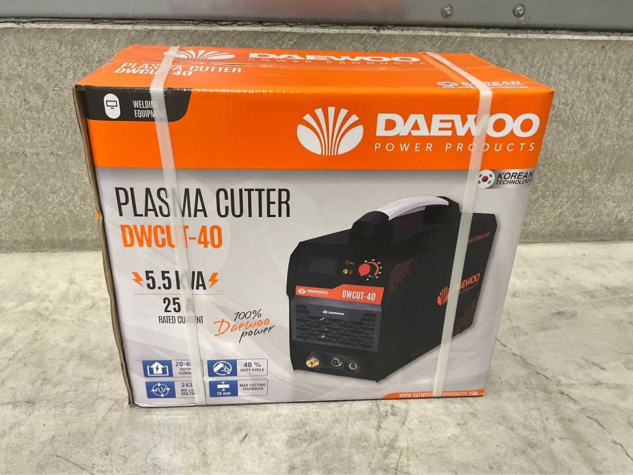 Plasma Cutting Machine Daewoo DWCUT-40 Electric 5.5kVA 2025 New