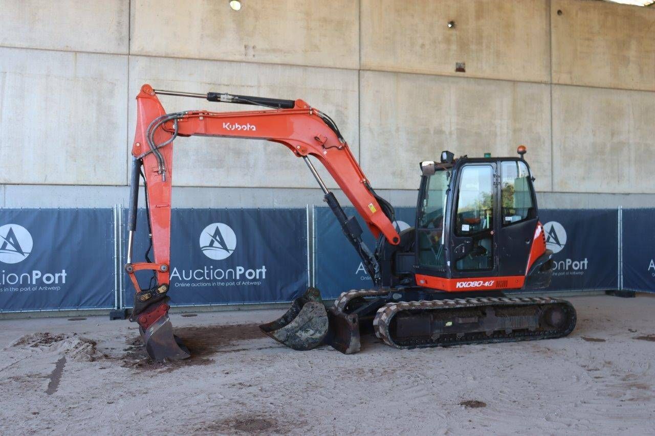 Crawler excavator Kubota KX080-4α Diesel 63hp 2017