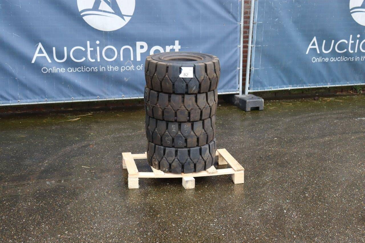 Solid rubber tires Emerald 23x9-19 New