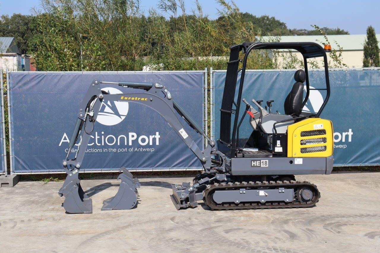 Mini excavator Eurotrac HE18R Diesel 19hp 2021 New