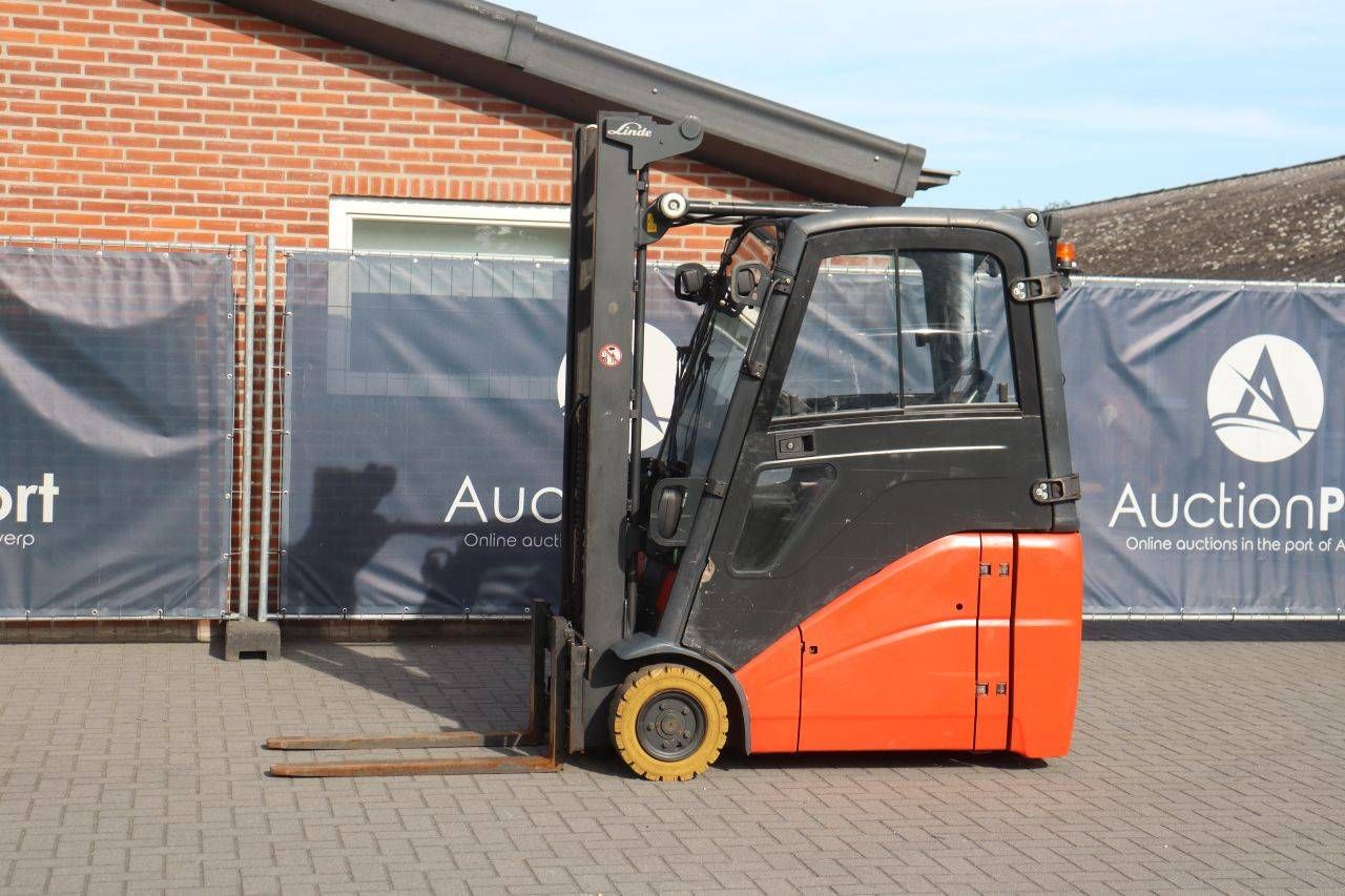 Carretilla elevadora eléctrica Linde E16H-01, 1600 kg, 3,7 m, 2013