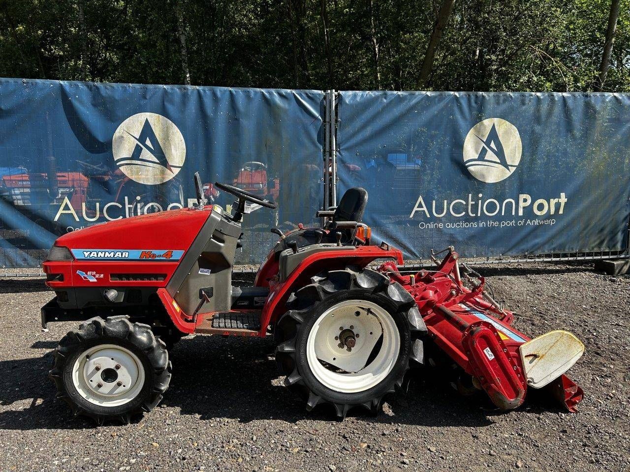 Mini tractor Yanmar Ke-4 Diesel with tiller