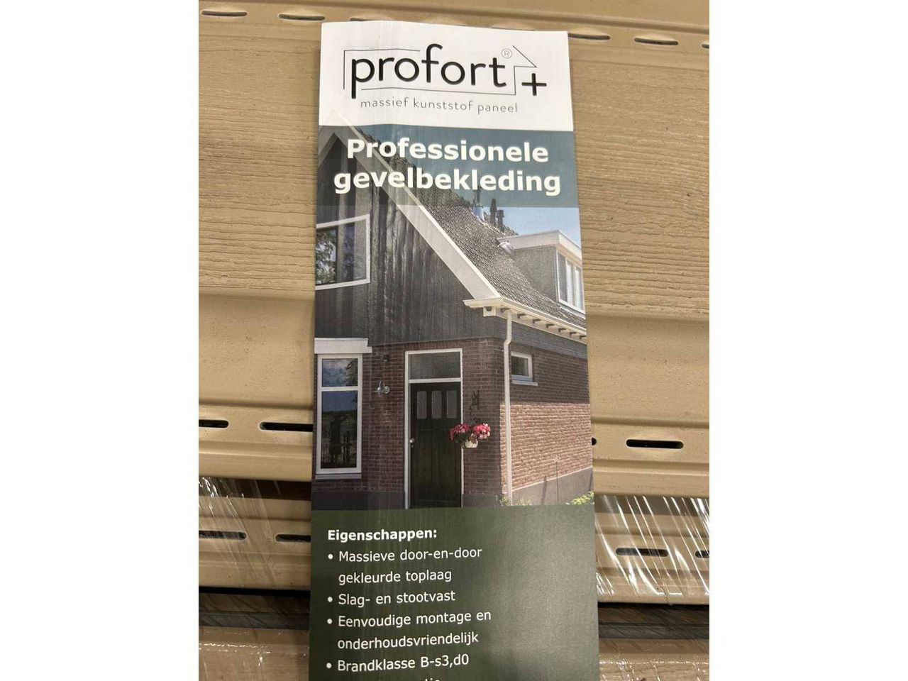 Facade cladding 35m² 50 pieces New