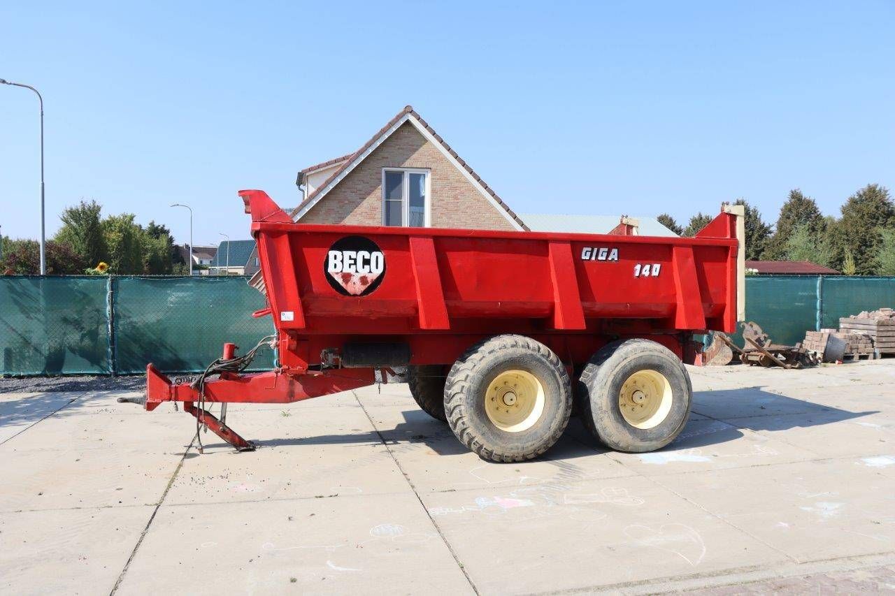 Agricultural trailer Beco Giga 140