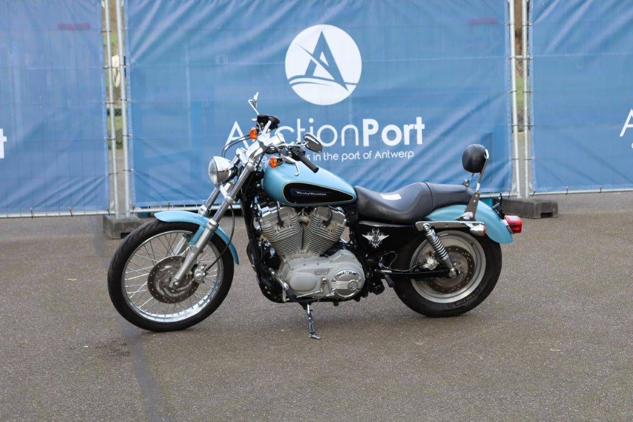 Motorcycle Harley Davidson Sportster 883 Petrol