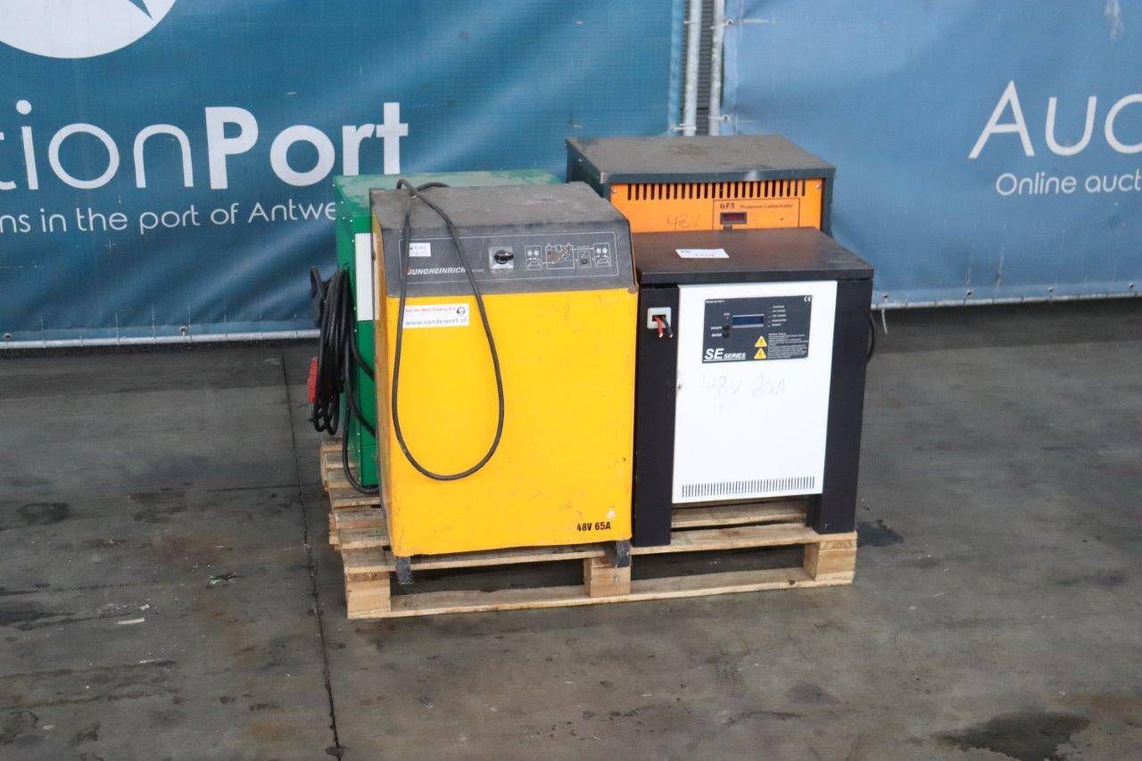 Pallet with Battery Chargers