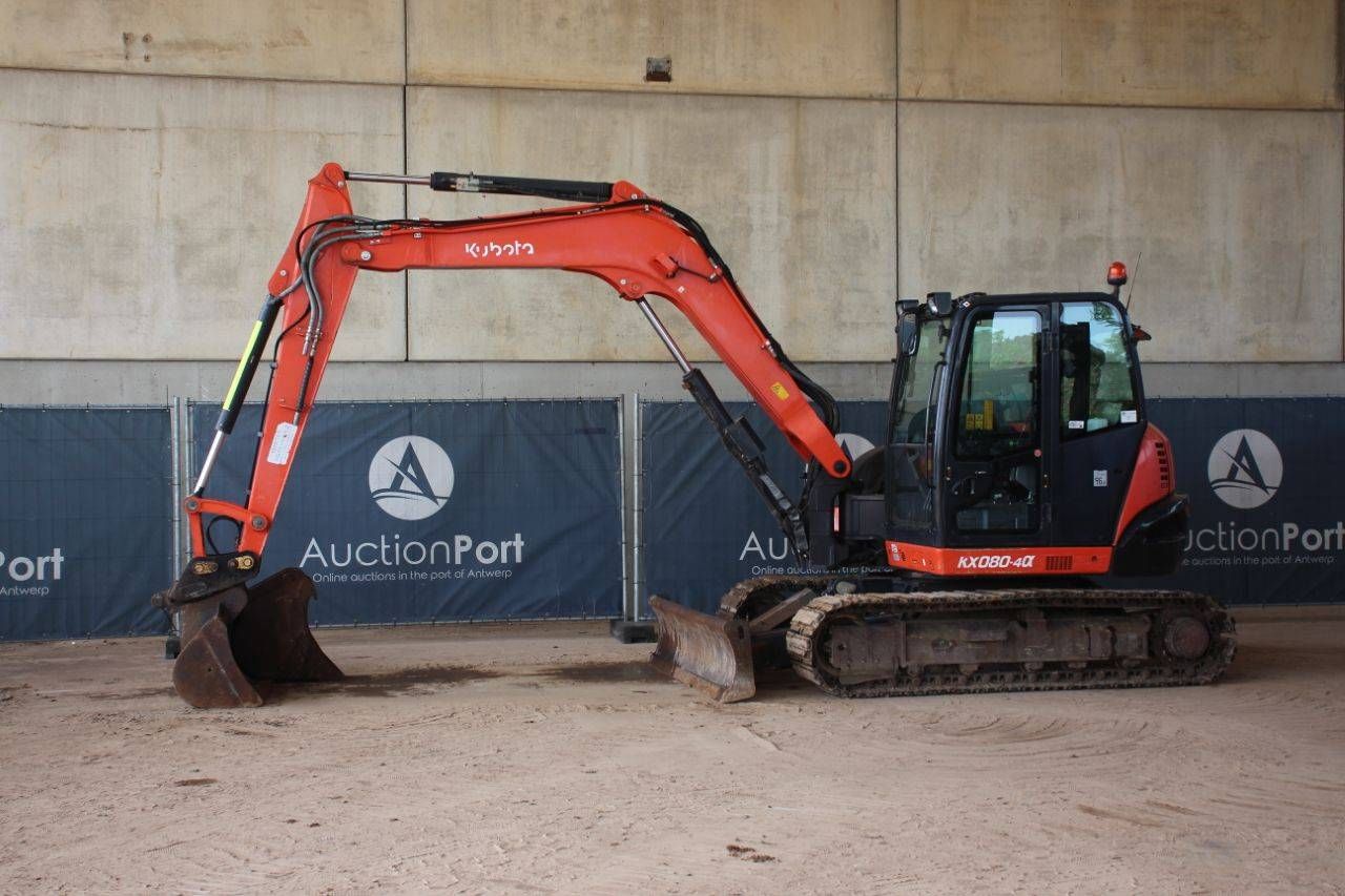 Crawler excavator Kubota KX080-4a Diesel 2016