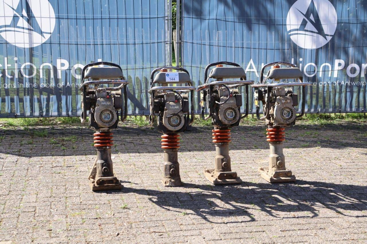 Set of 4 Mikasa MT-55 Petrol Vibratory Tampers 2.1kW