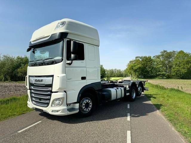 Container system truck DAF XF 480 BDF Diesel 483hp 2019