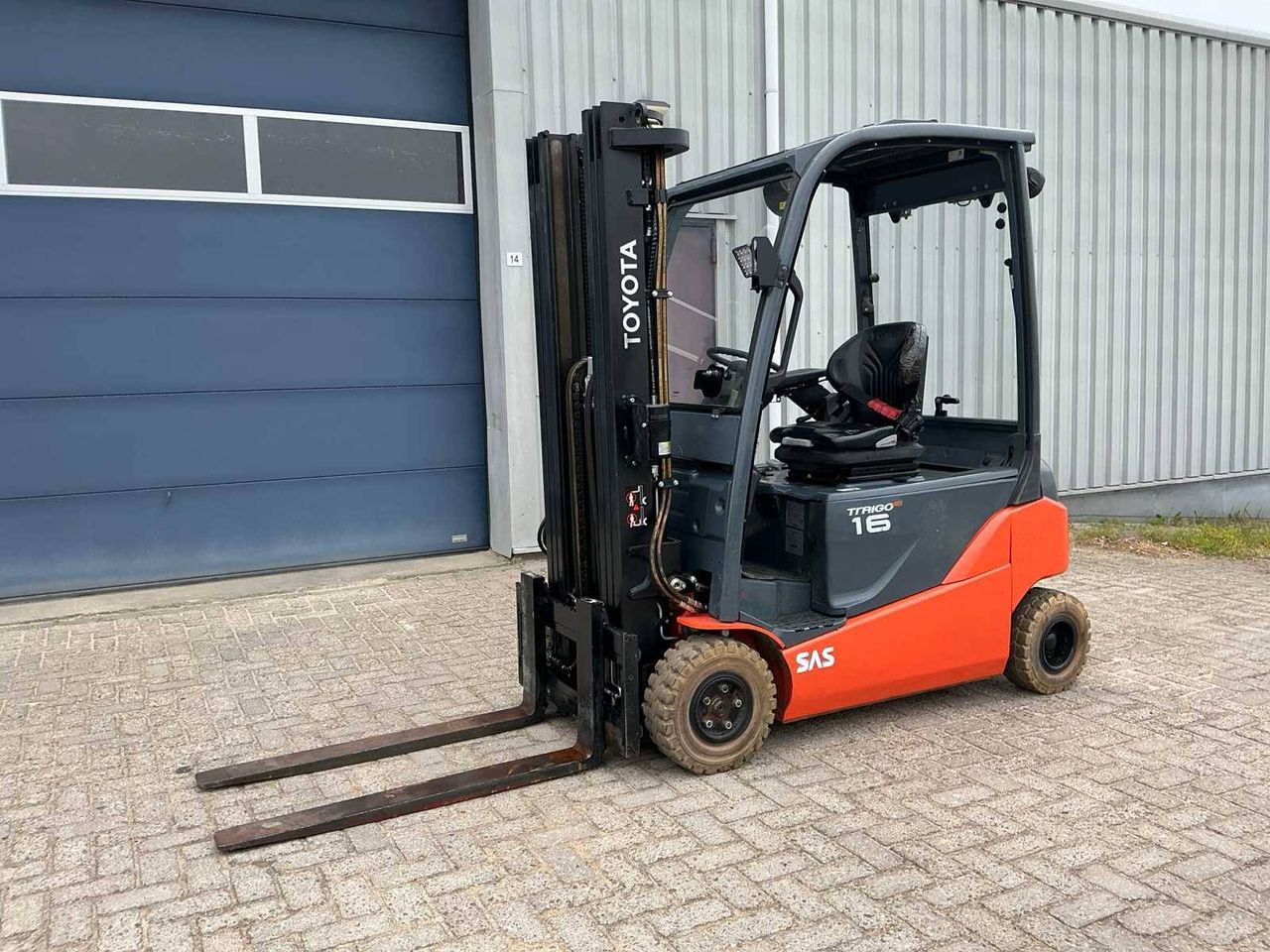 Heftruck Toyota 8FBM16T Elektrisch 1600kg 4.7m 2017