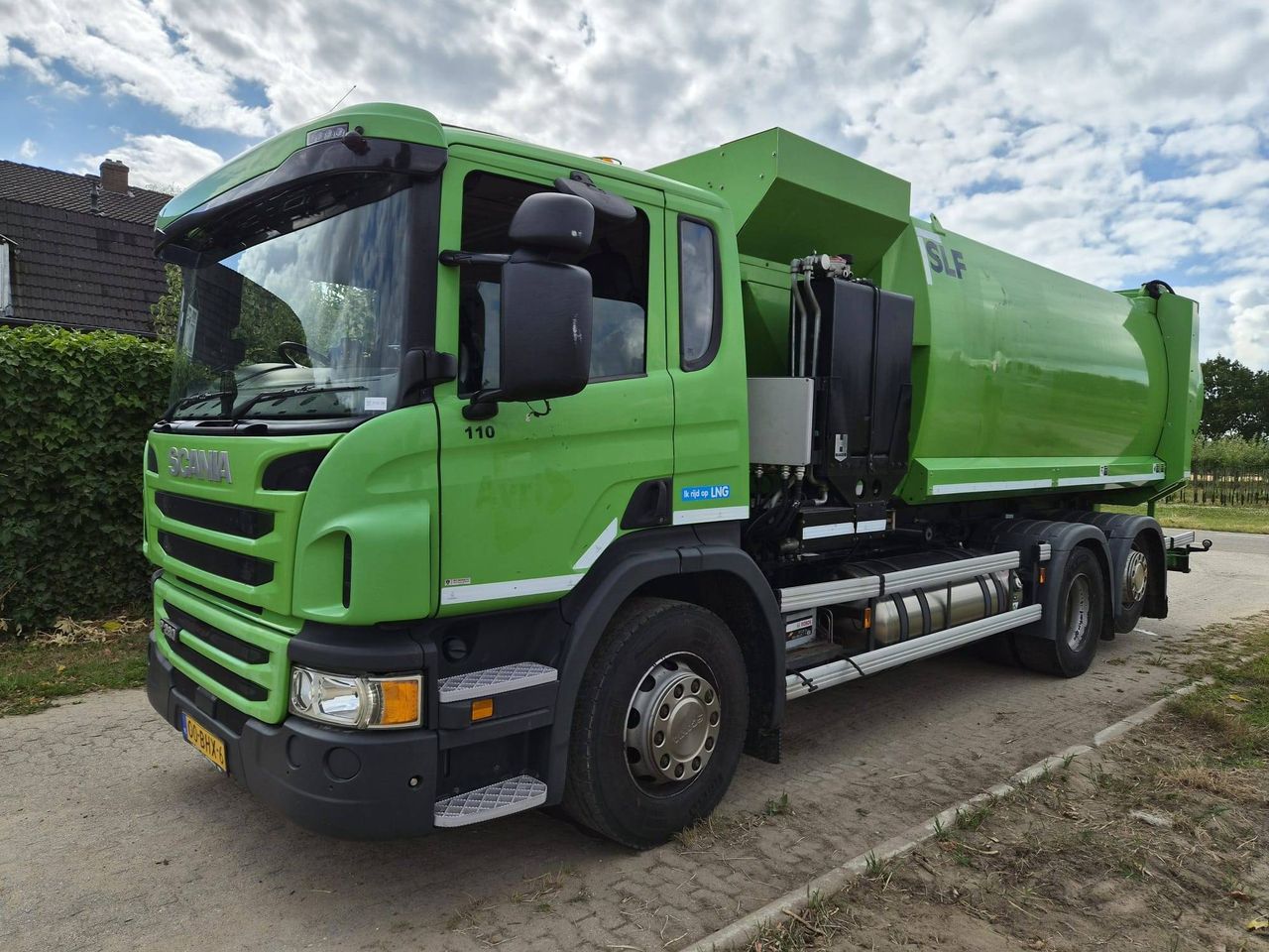 Scania P280 LNG 281hp garbage truck 2016