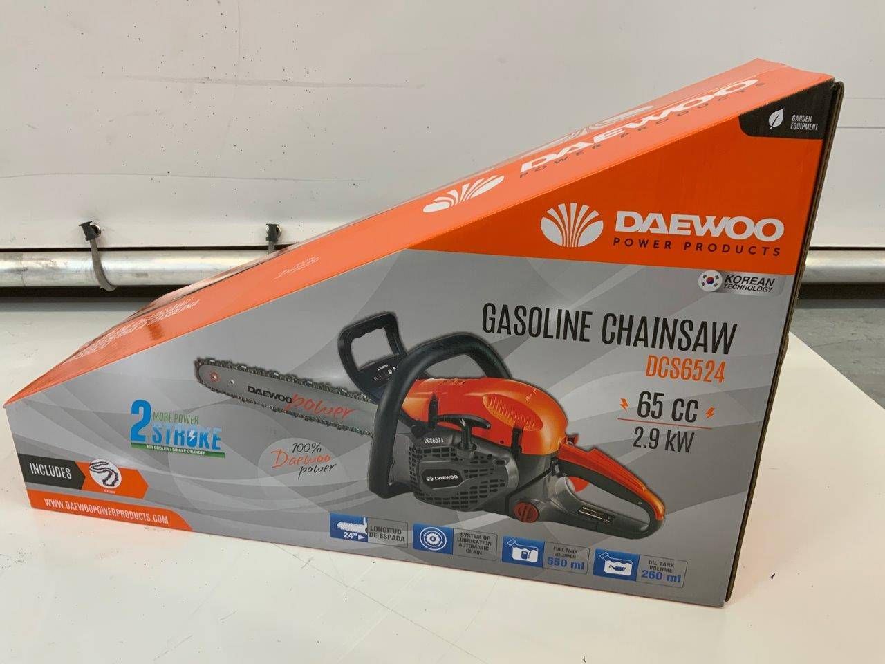Chainsaw Daewoo DCS6524 Petrol 2.9kW 2024 New