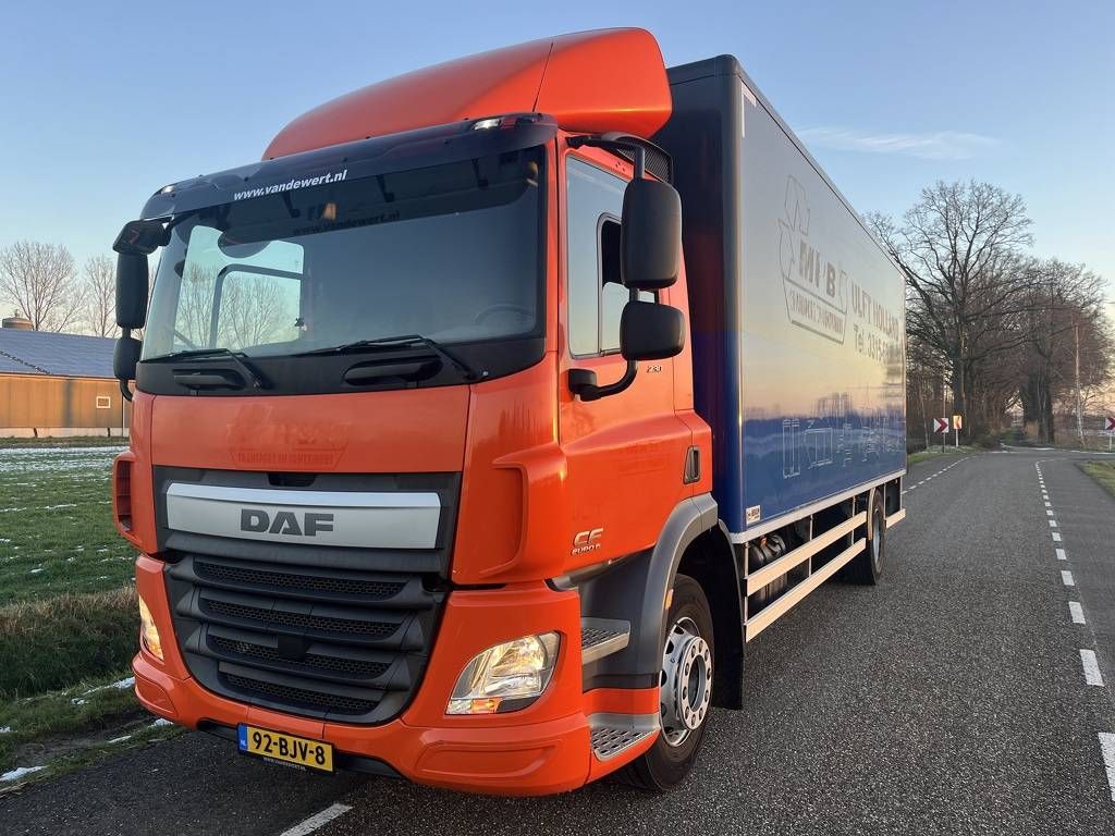Box truck DAF CF230FA 4x2 Diesel 234hp 2017