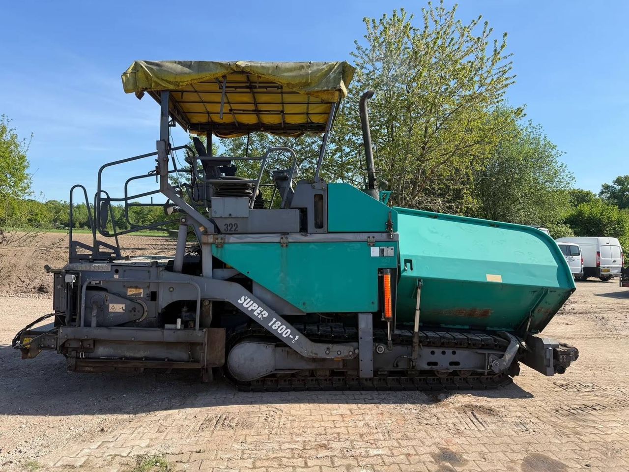 Asphalt paver Vogele Super 1800-1/AB500-2 TV Diesel