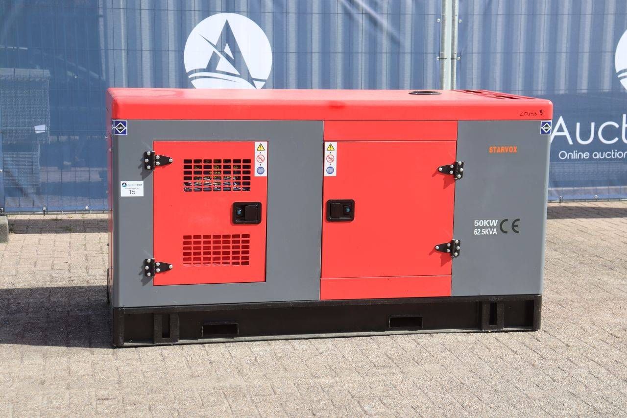 Generatore diesel Starvox KC-50GF da 62,5 kVA, nuovo.