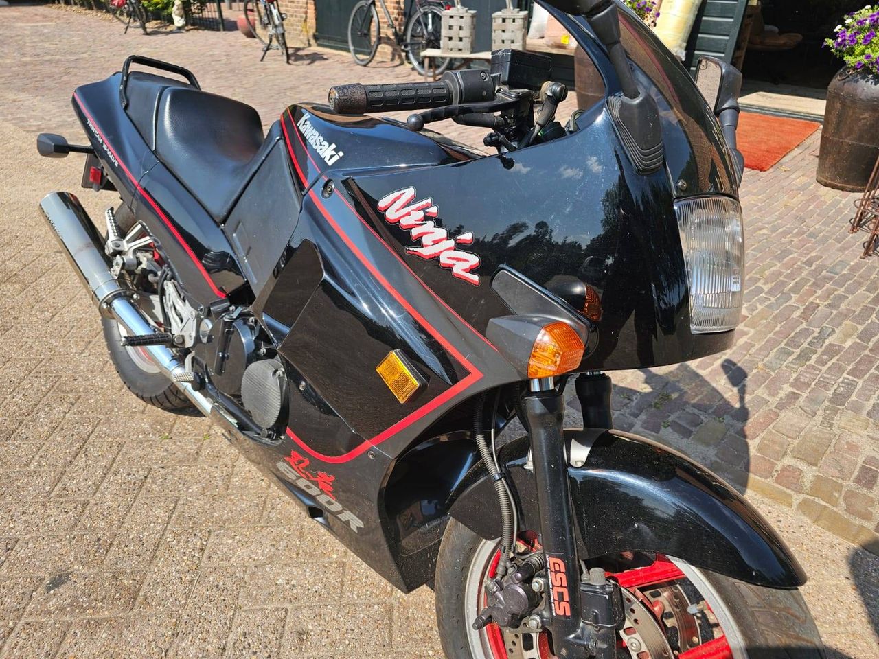 Motorbike Kawasaki GPX 600 R Petrol (Margin)