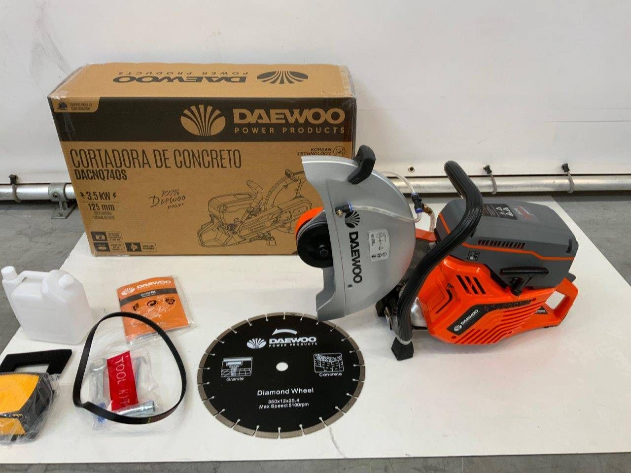 Daewoo DACNQ740S Concrete Milling Machine Petrol 3.5kW 2025 New