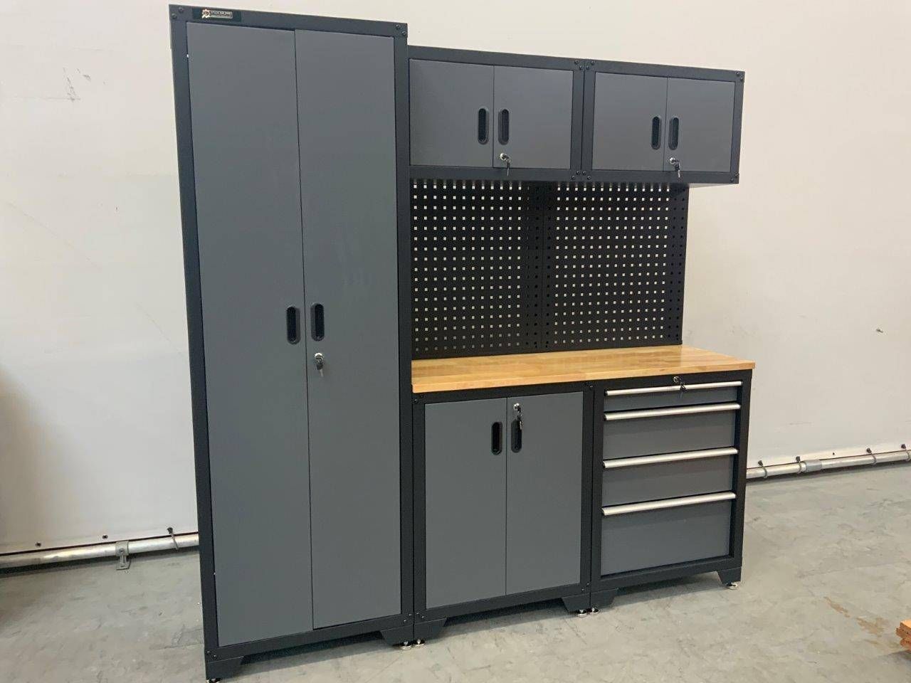 Stahlgruppe GC-01 Werkbank met kasten en opbergruimte
