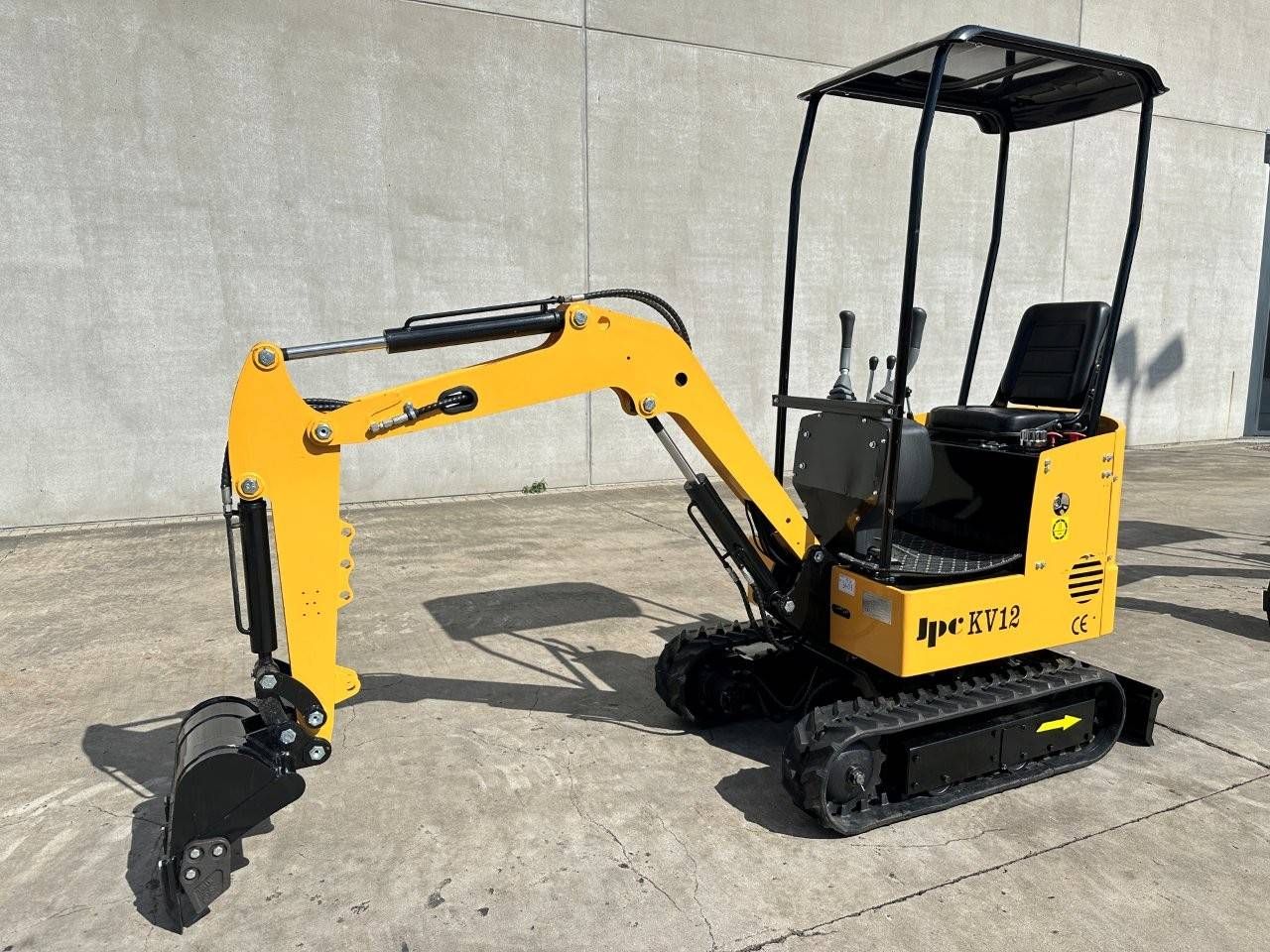 Miniescavatore JPC KV12 – giallo Diesel 2025