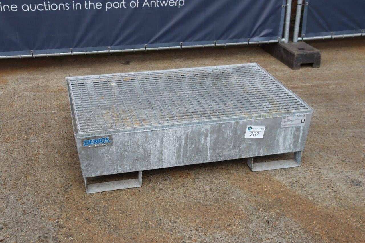 Galvanized steel drip tray Denios 200l 2006