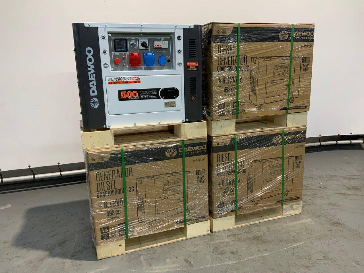 Generator Daewoo DDAE10500DSE-3G Diesel 4 pieces New