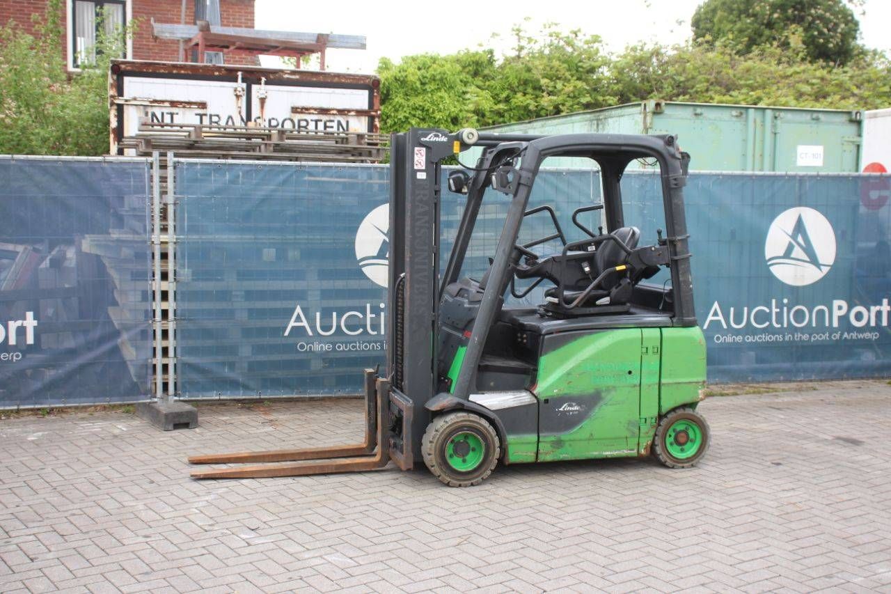 Linde E20PH-02 Electric Forklift 2000kg 7.0m 2014
